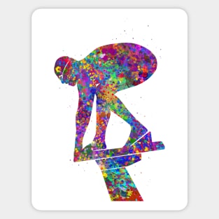 Swimmer male Sticker